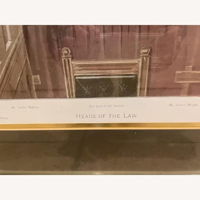 Vintage Vanity Fair Law Caricature For Sale - Image 4 of 4