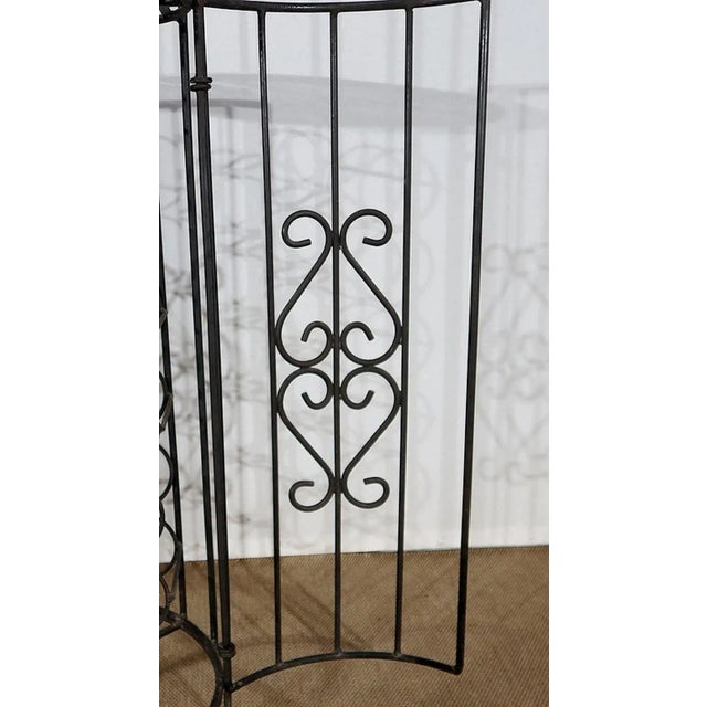 20th Century Kiosk Wrought Iron Wine Bar For Sale - Image 14 of 18