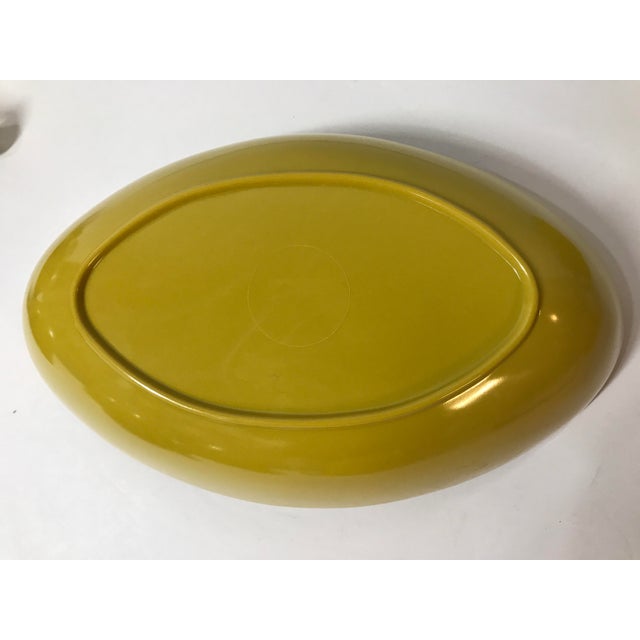 Plastic Vintage Melamine “Allied Chemical” Harvest Gold Dish Set- 9 Pieces For Sale - Image 7 of 13