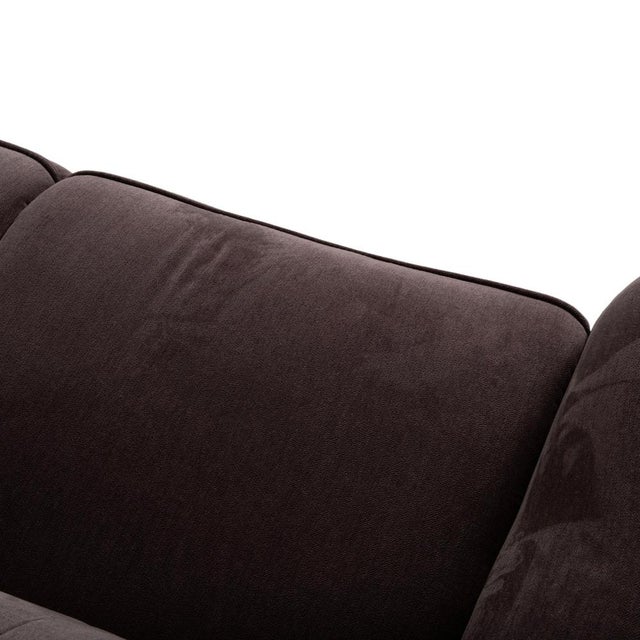 Varia 2057 Fabric Two-Seater Grey Taupe Sofa with Manual Function by Mondo For Sale - Image 9 of 15