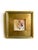 Three original mini paintings by Jessalin Beutler in a curated set with matching gilded wood frames. Artwork is mixed...
