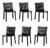 Set of Six Mario Bellini for Cassina "Cab 412" Side Chairs For Sale