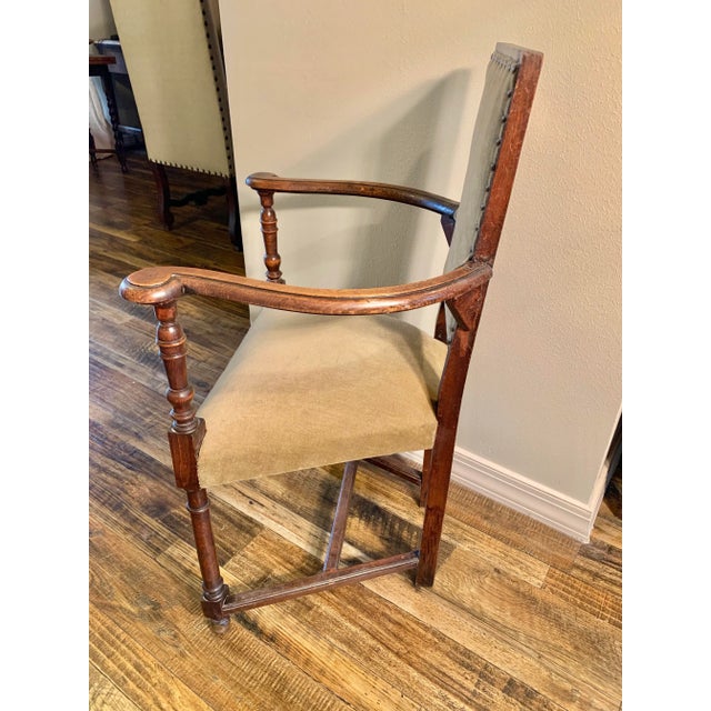 Mid 19th Century 19th Century French Walnut Armchair For Sale - Image 5 of 12