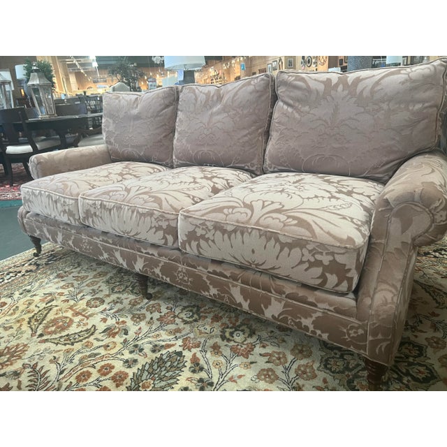 Tcs Furniture Custom Mohair Sofa For Sale - Image 4 of 10