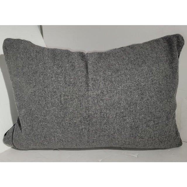 Navajo Indian Weaving Saddle Blanket Pillow For Sale - Image 4 of 4