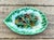 Vintage English Majolica Leaf Plate For Sale - Image 9 of 12