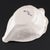 Vintage Majolica-Style White Cabbage Leaf Dessert Bowls, set of 12 For Sale - Image 11 of 11