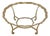 Labarge Brass & Glass Cocktail Coffee Table For Sale