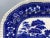 Blue Antique English Copeland Spode's Tower Blue and White Platter For Sale - Image 8 of 13