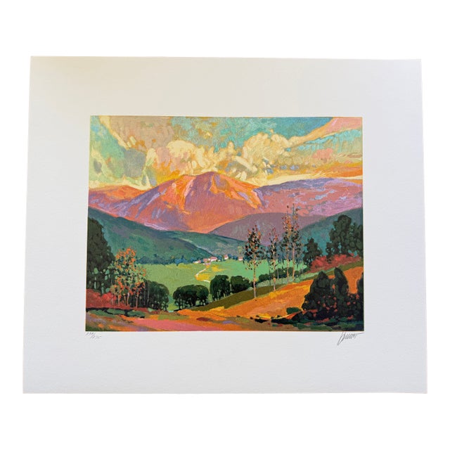 Max Hayslette Sunrise Suite I Signed Serigraph For Sale