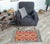 Shabby Chic Shabby Chic Kilim Kelvin Red Blue Hand-Woven Wool Rug For Sale - Image 3 of 9