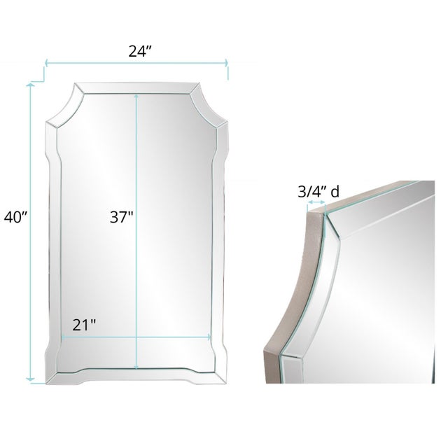 Claudette Mirror For Sale In Chicago - Image 6 of 8
