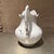 French Country Antique White Porcelain Pitcher Francaise La Porcelain French Country For Sale - Image 3 of 12