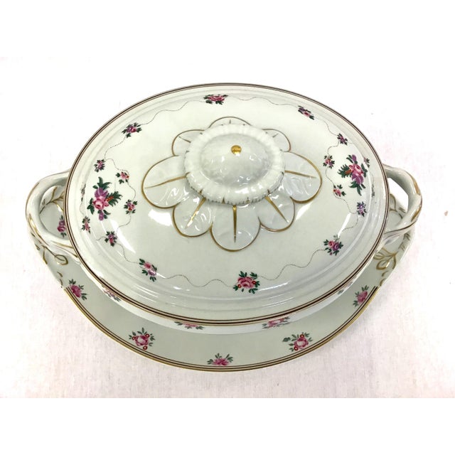 Mottahedeh Porcelain Soup Tureen With Underplate Chairish