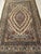 Vintage Persian Nain Area Rug, Hand-Knotted Wool & Silk, Garden of Paradise Pattern, 4x7, Ivory & Blue For Sale - Image 12 of 12