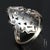 Art Deco 14k White Gold & Diamond Antique Art Deco Ring - Size 2.75 For Sale - Image 3 of 6