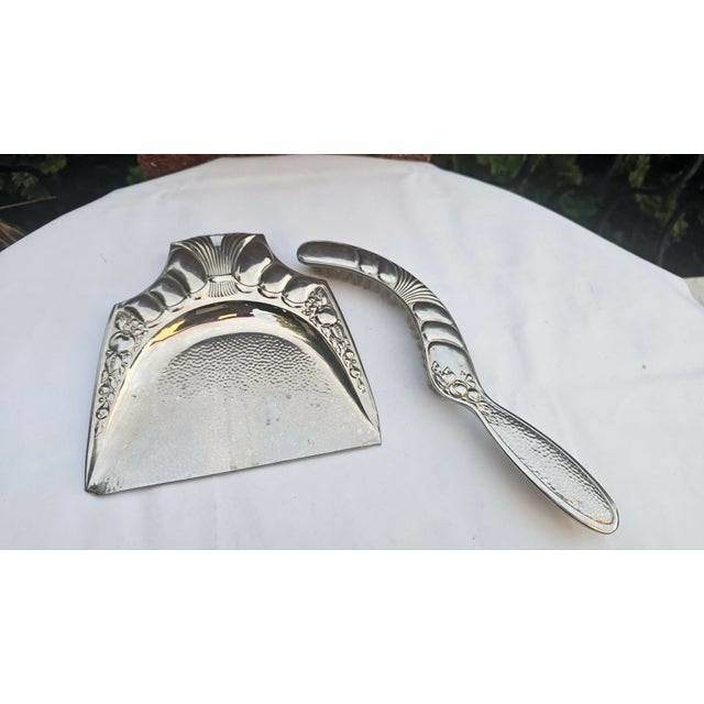 Art Deco Plated Brush and Spatula, 1920s, Set of 2 For Sale - Image 9 of 9