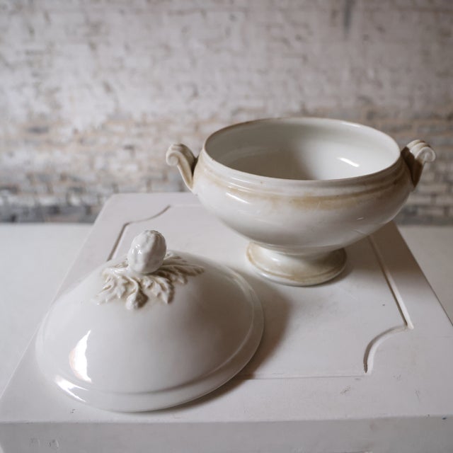 French Early 20th Century French Ceramic Soup Terrine (A) For Sale - Image 3 of 4