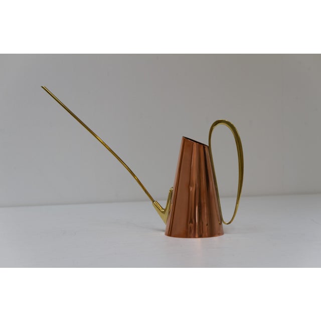 1950s Watering Can in Brass and Copper by Carl Auböck for Illums Bolighus, 1950s For Sale - Image 5 of 14