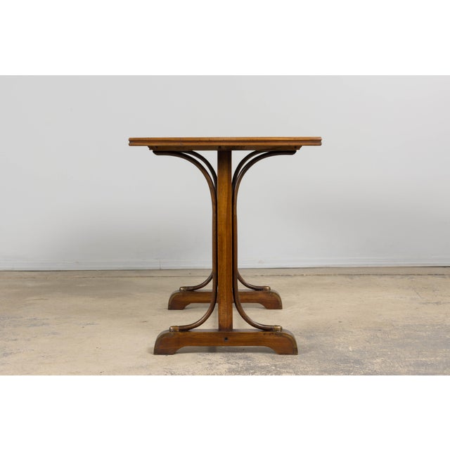 French Thonet Style Bentwood Bistro Dining Table For Sale - Image 14 of 16