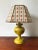 Vintage Hand Painted Converted Oil Lamp For Sale - Image 11 of 11