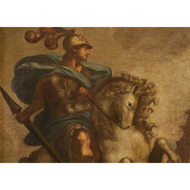 Early 18th Century Tuscan School Artist, Saint George and the Dragon, 18th Century, Oil Painting on Canvas, Framed For Sale - Image 5 of 15