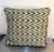 Mid-Century Modern Blue/Multicolored Woven Flamestitch Pillow For Sale - Image 3 of 3