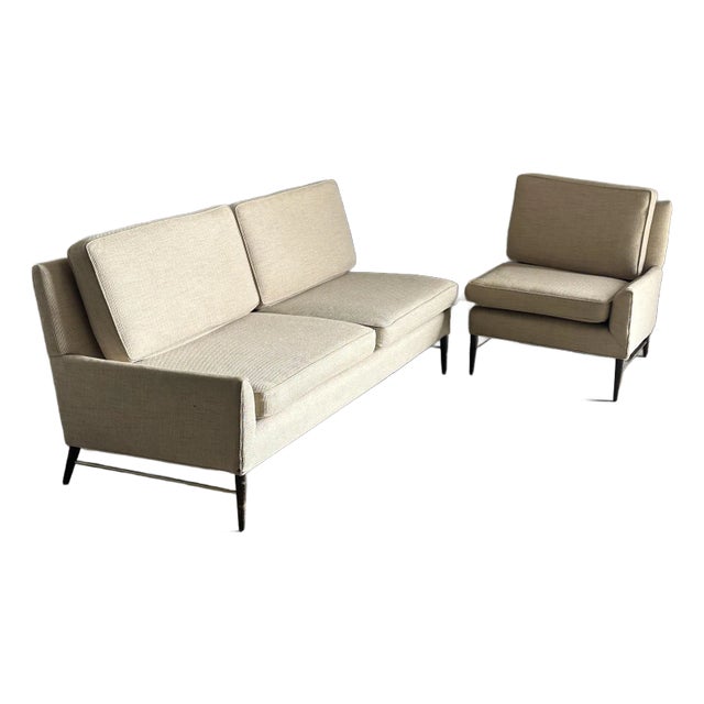 1960s Paul McCobb Two Piece Sectional Sofa, Unmarked For Sale