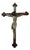 Antique Polychrome Wooden Crucifix, 1890s For Sale