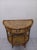 Vintage Faux Bamboo Console Table Hand Painted Chinoiserie Maitland Smith For Sale In Naples, FL - Image 6 of 8