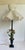 Vintage Tole Potted Floral Table Lamp With Urn Base & Ruffled Shade, 1970s For Sale - Image 10 of 12