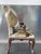 Antique Carved Mahogany Library Chair, Recently Reupholstered For Sale In Naples, FL - Image 6 of 12