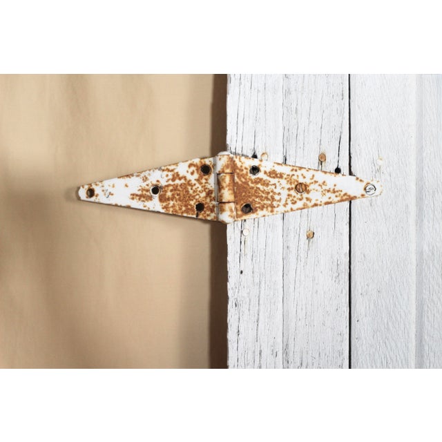 Antique Outhouse Door With a Crescent Moon For Sale - Image 6 of 10