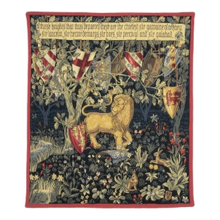 The Chief Knights Loom Woven Tapestry - 92 X 78 Cm (3'0" X 2'7") - Requires Rod Size 2 For Sale