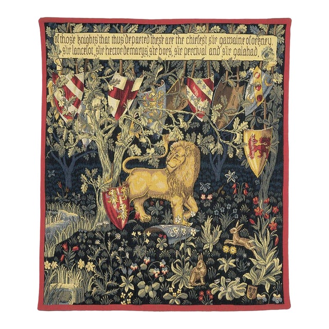 The Chief Knights Loom Woven Tapestry - 92 X 78 Cm (3'0" X 2'7") - Requires Rod Size 2 For Sale