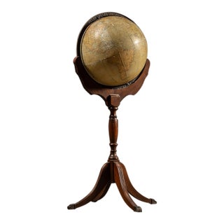 Vintage 12" Replogle Floor Globe For Sale