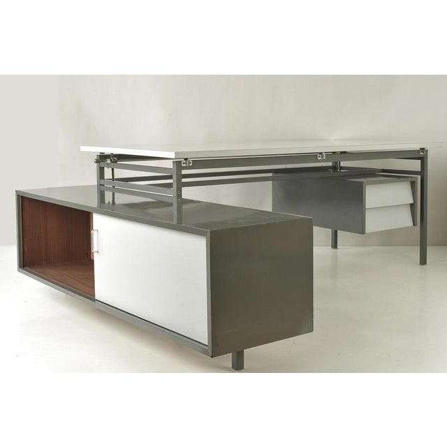 Vintage German Architects Desk, 1965 For Sale - Image 11 of 18