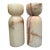 Pair of Stone Candle Holders for Pillar Candles For Sale