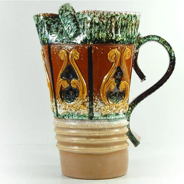 1960s Large Vintage Italian Vase in Ceramic, 1960s For Sale - Image 5 of 11