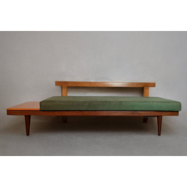 1960s Mid-Century Scandinavian Lettvint Daybed in Teak and Green Fabric by Ingmar Relling for Ekornes, 1960s For Sale - Image 5 of 13