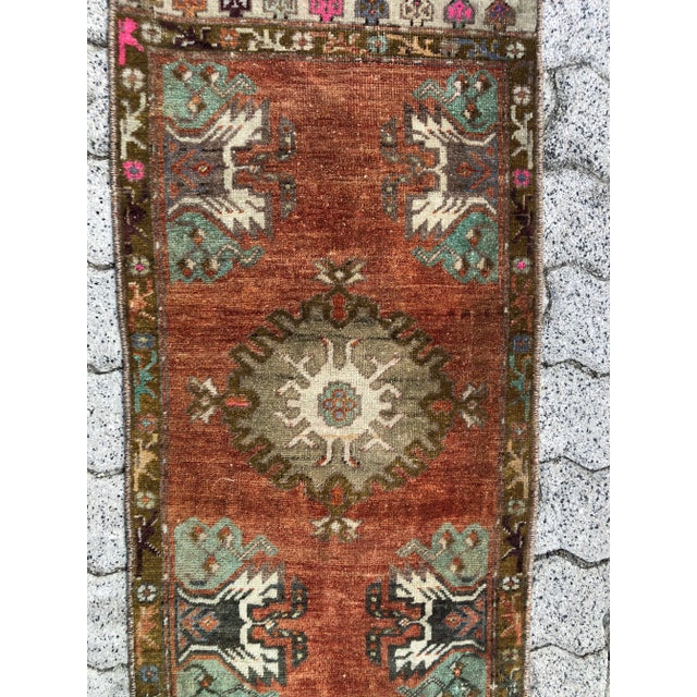 1960s 1960s Decorative Anatolian Floral Rug For Sale - Image 5 of 6