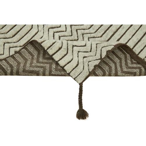 Beige Moroccan Runner Rug, 2000s For Sale - Image 6 of 7