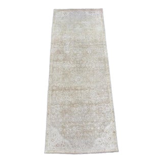 Turkish Vintage Rug 3'4" x 8'7" For Sale