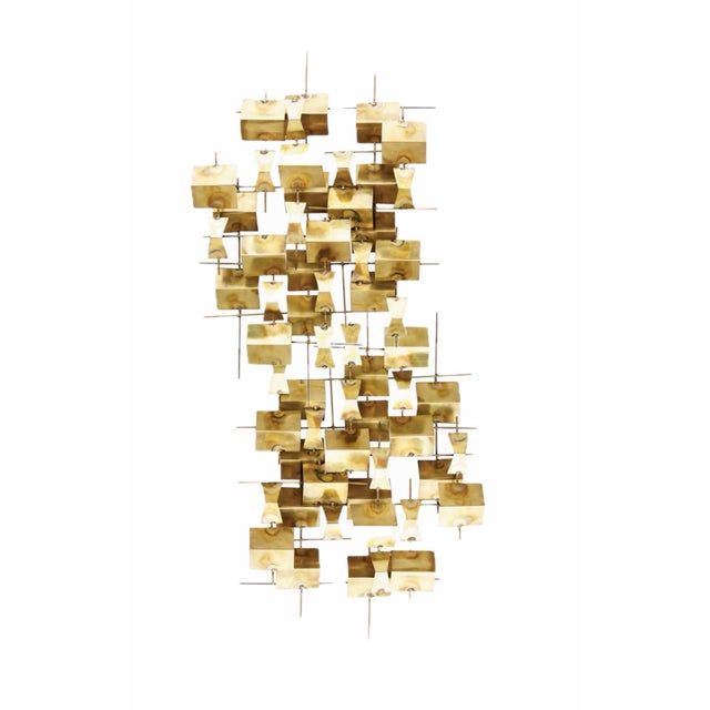 Metal Folded Brass Wall Sculptures by Dwell Studio for Global Views – Solid Brass (2 Available) For Sale - Image 7 of 7