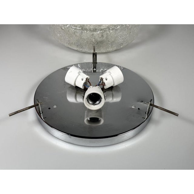 Ice Glass Flush Mount from Hillebrand Lighting, 1960s-1970s For Sale - Image 18 of 18
