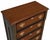 English Late 19th Century Solid Oak Chest of Drawers | Onyx Black & Old Chapel Satin Walnut Restoration For Sale - Image 3 of 4