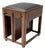 Art Deco Amsterdamse School Stool with Adjustable Leather Seat, 1920s For Sale