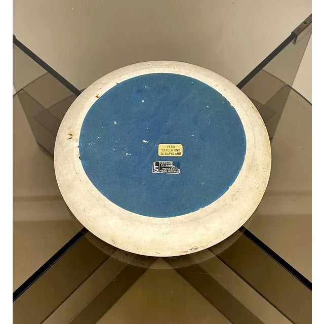 Mid-Century Italian Vide-Poche Dish in Travertine by Fratelli Mannelli, 1970s For Sale - Image 10 of 12