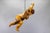 German Baroque Revival Style Polychromed Carved Wood Putto Figure For Sale - Image 13 of 18