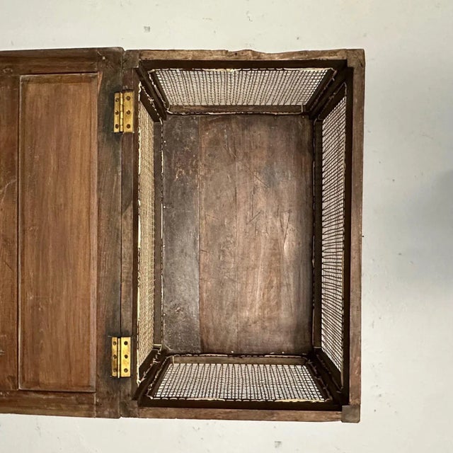 1960s Pierre Jeanneret, French Mid-Century Modern Storage Chest, Cane, Teak, Chandigarh For Sale - Image 11 of 12